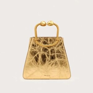 NWT Cult Gaia MAXINE BAG in Gold $498